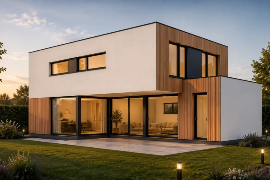 Maison entre intimité et ouverture